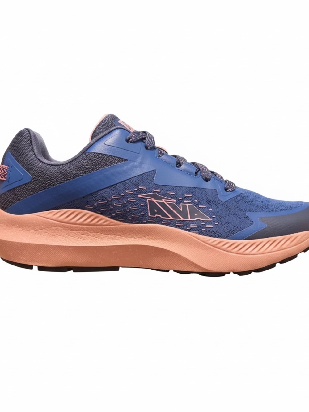 Avia Women's Blue and Peach Running Sneaker